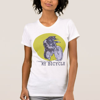 Camiseta Gato da bicicleta