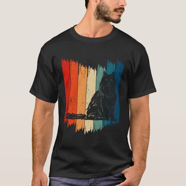 Camiseta Gato da Floresta Norueguesa (Frente)