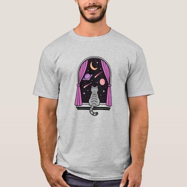 Camiseta Gato da Janela (Frente)