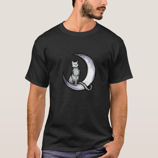 Camiseta Gato da Lua moonchild gatinho 3 (Frente)