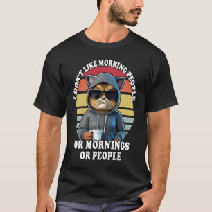 Camiseta Gato da Manhã Bebe Café Ditos Gatos 3