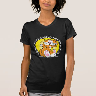Camiseta Gato da prevenção do suicídio