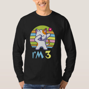 Camiseta Gato Dabbing Com Coração Feliz Para Mim Com Você D