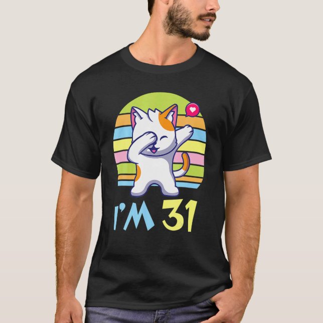 Camiseta Gato Dabbing Com Coração Feliz Para Mim Com Vocês  (Frente)