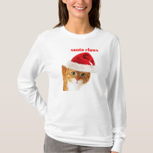 Camiseta Gato das garras do papai noel