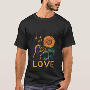 Camiseta Gato das Mulheres Adorável Gato de Verão Gato de g