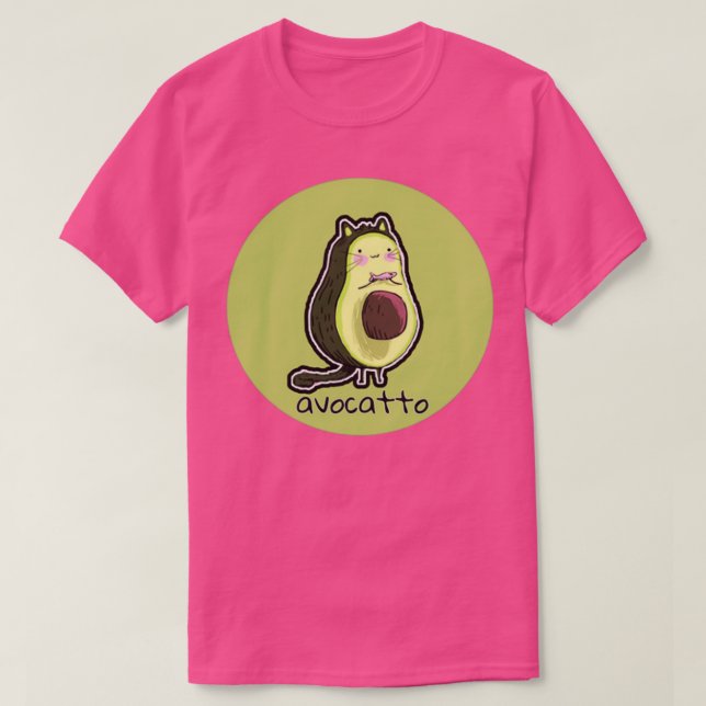 Camiseta Gato de abacate TSicterícia (Frente do Design)