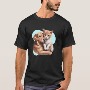 Camiseta Gato De Amor Para Sempre - Dia Nacional Da Amizade