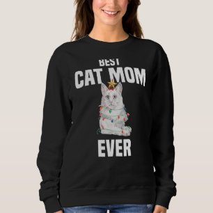 Camiseta Gato de Angora Bonita com Luzes de Fada Melhor Gat