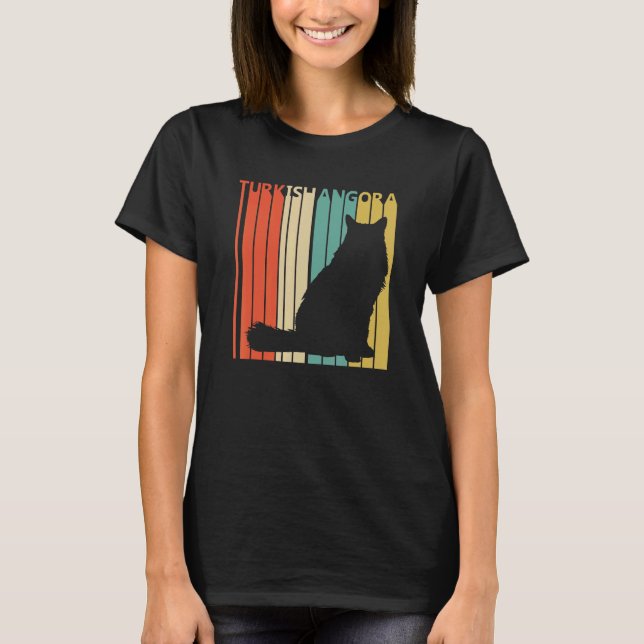 Camiseta Gato de Angora Turco Gelado (Frente)