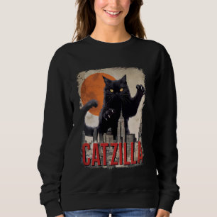 Camiseta Gato De Arte Japonês Engraçado Catzilla Gits Para