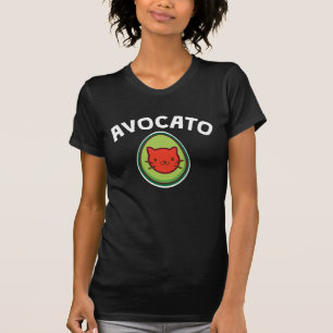 Camiseta Gato de Avocato e amante engraçado do gato do