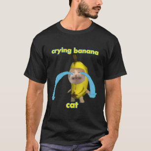 Camiseta Gato de Banana Chorando