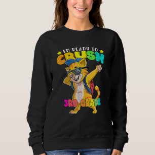 Camiseta Gato De Banho Do 3º Grau Para Meninas Da Escola