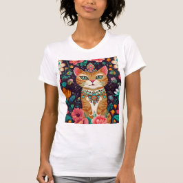 Camiseta Gato de Bejeweled Crowned