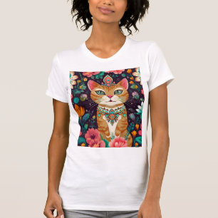 Camiseta Gato de Bejeweled Crowned