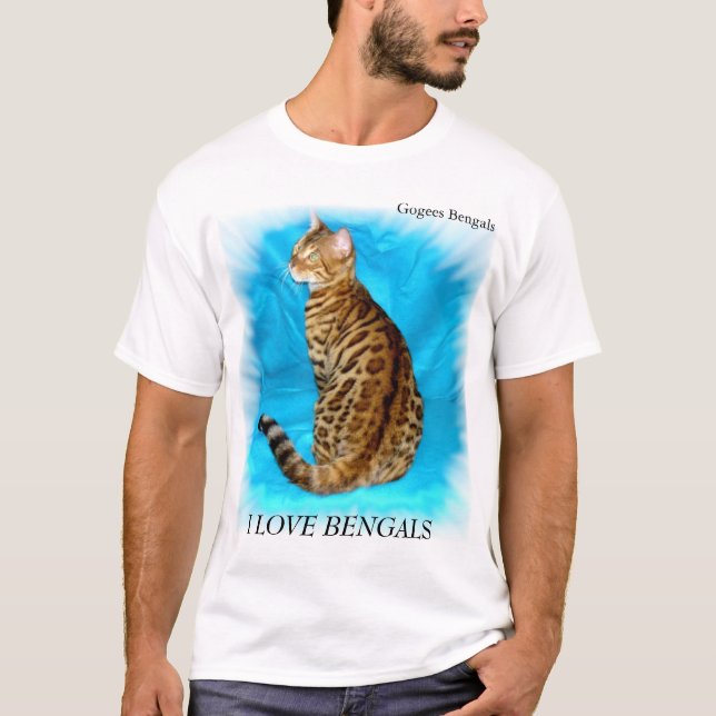 Camiseta Gato de Bengal (Frente)