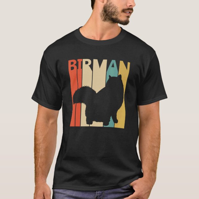 Camiseta Gato de Birman Bonito (Frente)