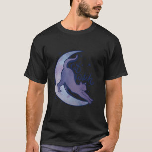 Camiseta Gato De Bruxa Gatinho Gato Roxo