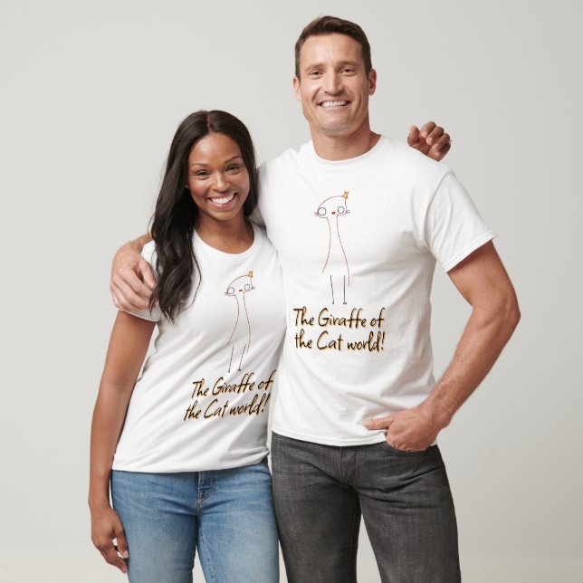 Camiseta Gato De Cabelo Longo Com Estrela (Unissex)
