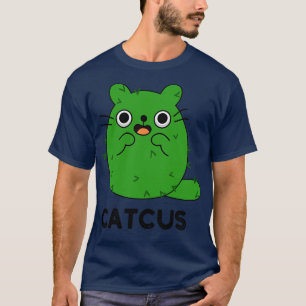 Camiseta Gato-de-caço Cactus Pun 1