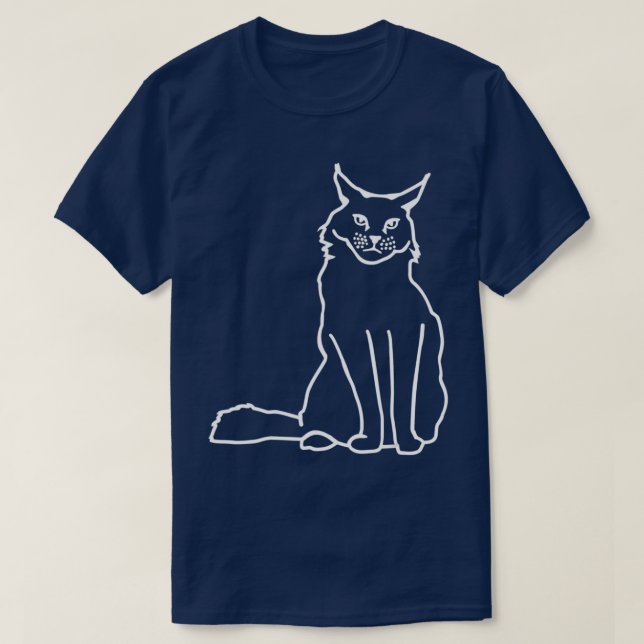 Camiseta Gato de capim (Frente do Design)