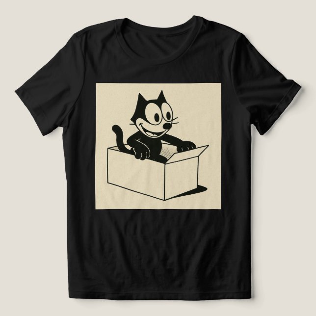 Camiseta Gato de Cartoon (Design frontal)