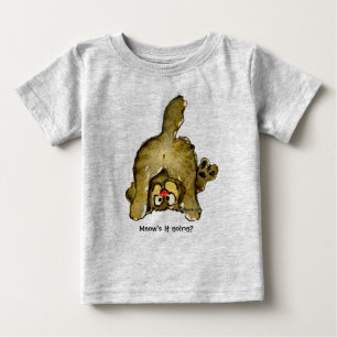 Camiseta Gato de Cartoon Engraçado Vai?
