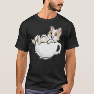 Camiseta Gato de chá
