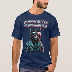 Camiseta Gato De Cibernar Gato Engraçado De Perfeição Urban