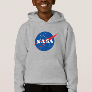 Camiseta Gato de Cinza (XS-XL) Iconic NASA Kids' Moon Hoodi
