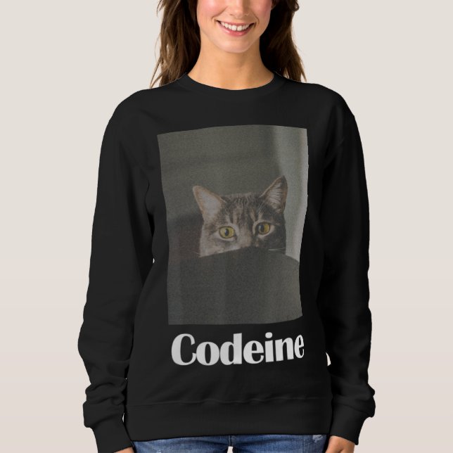 Camiseta Gato de Códino Divertido (Frente)
