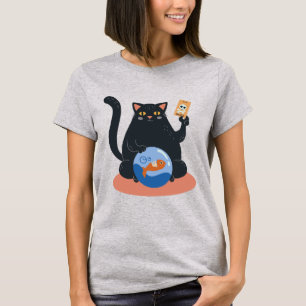 Camiseta Gato de Contar Fortuna