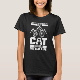 Camiseta Gato de Corrida Bicicleta Ciclismo Ciclista Corred
