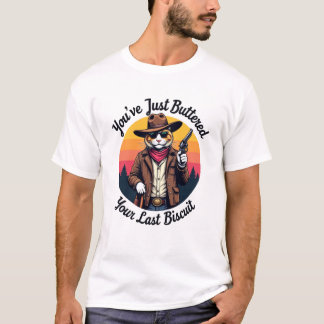 Camiseta Gato de Cowboy engraçado | Você acabou de ferrar