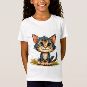 Camiseta Gato de desenho animado