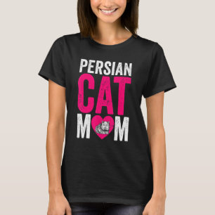 Camiseta Gato de dia de as mães com pelo de gato Pele de ga