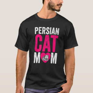 Camiseta Gato de dia de as mães com pelo de gato Pele de ga