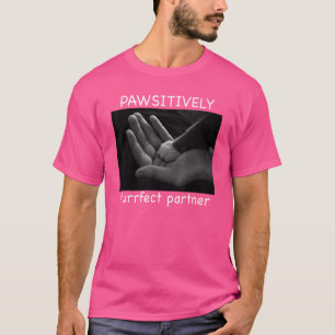 Camiseta Gato de Dia de os pais de Parceiro Puro Pawsitivam