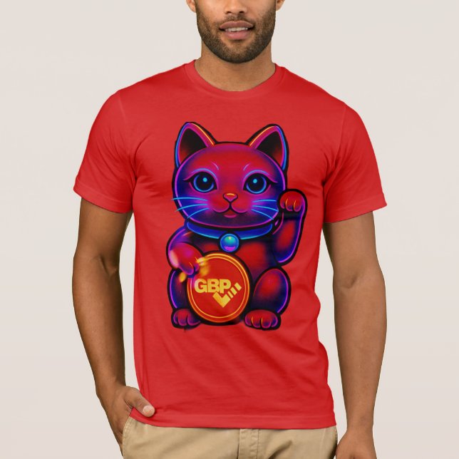 Camiseta Gato de Dinheiro Maccaronin (Frente)