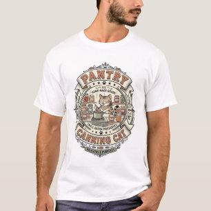 Camiseta Gato de Enlatamento da Despensa Gato de Enlatament