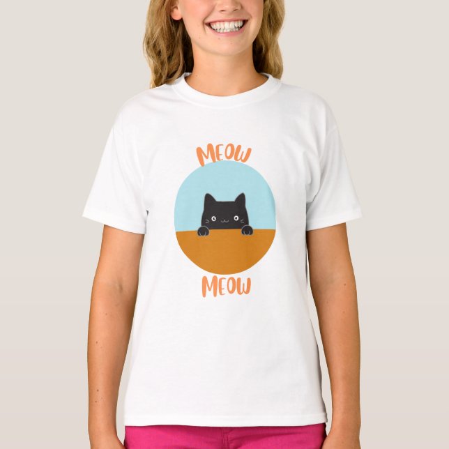 Camiseta Gato de ervilha (Frente)