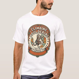 Camiseta Gato de Escalada Bouldering Gato de Escalada Bould
