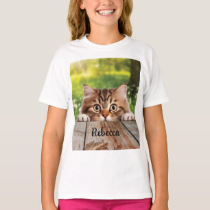 Camiseta Gato de espiã siberiano bonito
