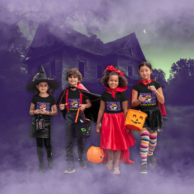 Camiseta Gato de esqueleto pirata (Kids wear Pirate Skeleton Cat T-Shirts.)