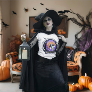 Camiseta Gato de esqueleto pirata