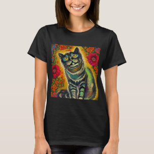 Camiseta Gato de Estilo Vintage Louis Wain