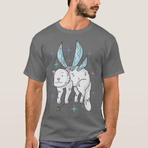 Camiseta Gato de fada com Asas e Fadas e