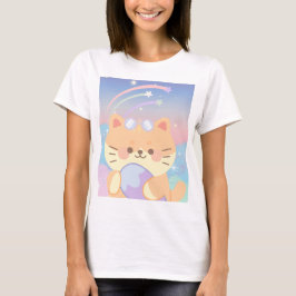 Camiseta gato de férias