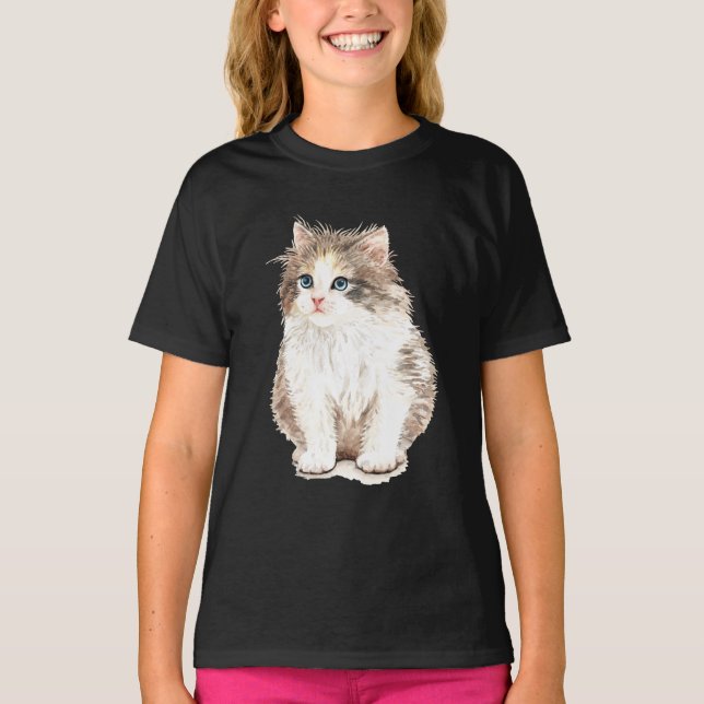 Camiseta Gato de Furto de Corte (Frente)